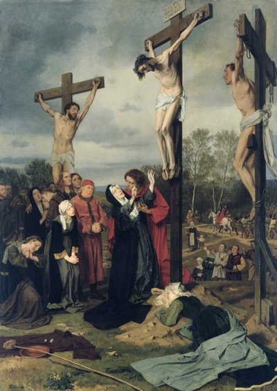 Crucifixión, 1873 de Eduard Karl Franz von Gebhardt